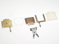 Fully disassembled Alps switchplate with foil contact