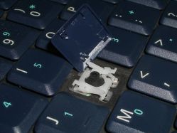 Scissor switch on a Compal notebook