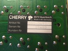 Label on the PCB showing the article number