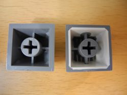Bottom of the keycaps