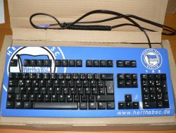 Cherry G81-3000HAD Hertha BSC Berlin Edition topview