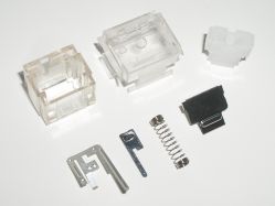 Fully disassembled, bottom views of components