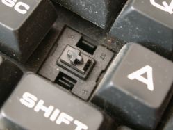 Shift lock uses a Futaba alternate action switch
