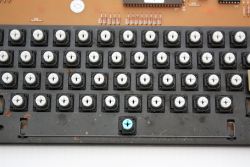 Key switches close up