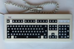 Front without keycaps on