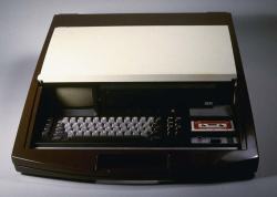 SCAMP prototype with the screen compacted but the lid still open.