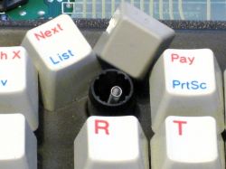 2-Piece keycap and switch spring