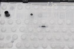 Overlay sheet above the dome sheet