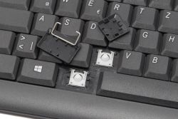 Switch and keycap detail