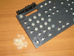 Discrete domes in an Alps-made AppleDesign Keyboard