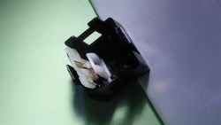 Bottom part of the case, with lever and contacts