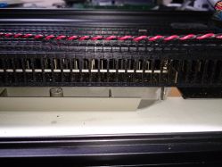 Assembly side view, notice the spacebar stabilizer