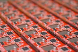 A batch of HID Liberation Device boards fresh from manufacturing