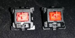 Comparison with Cherry MX (right)