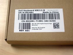 Box label with Dell part number and manufacture date (2013-10-18)