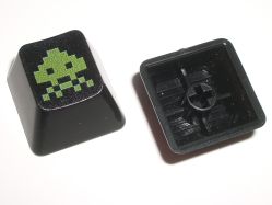 Interior and exterior keycap surfaces