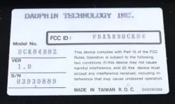 Back label
