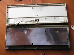 Opened, showing EM radiation shield