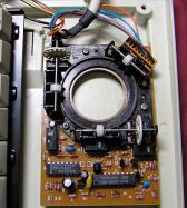 Ball removed from trackball