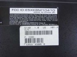 Rear label