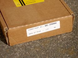 Cherry product label on the RS box