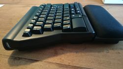 Right half of the Matias Ergo Pro with the USB hub port visible