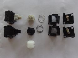 Assorted switches, disassembled