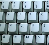 Keycaps closeup