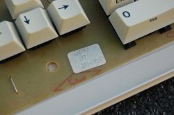 Label on topside of PCB with part number