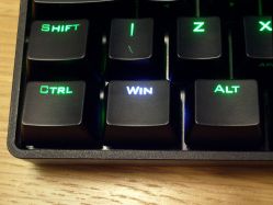 Shift lock indicator (replaces the Windows key LED)