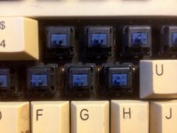 Cherry MX dark blue switches