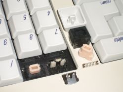 Partially disassembled switch