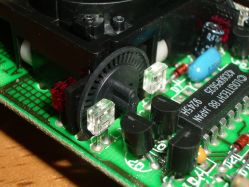 Opto-mechanical rotary encoder in a computer mouse
