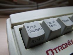 Pad-printed keys