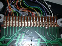 Cable connection to the computer
