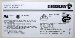 Rear label