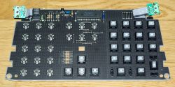Numeric keypad case and keycaps removed