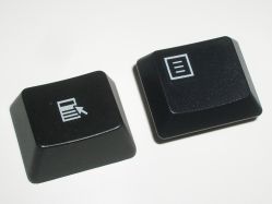 Menu keys from a Filco Majestouch 1 and a Dell KB522