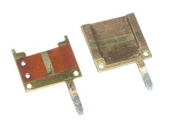 Foil membrane comparison from short (left) and long (right) switchplates