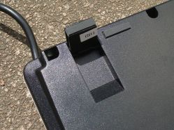 Foot with rubber pad