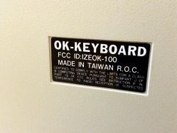 Rear label