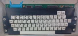 Topre prototype from the top, showing the layout and legends