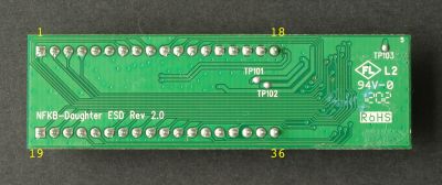 Top side of Rosewill controller