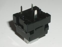 Base, showing the three legs and fixing pins