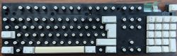 Membrane assembly with partial key set
