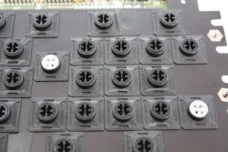 Key switches on the numeric keypad