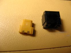 Slider and top case, lube can be seen indicating it is a first generation switch