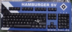 Cherry G81-3000 HAD HSV Hamburg Edition topview