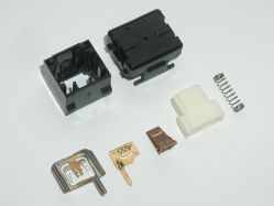 Switch components viewed from the bottom