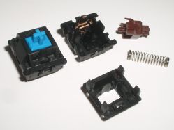 Partially disassembled switch